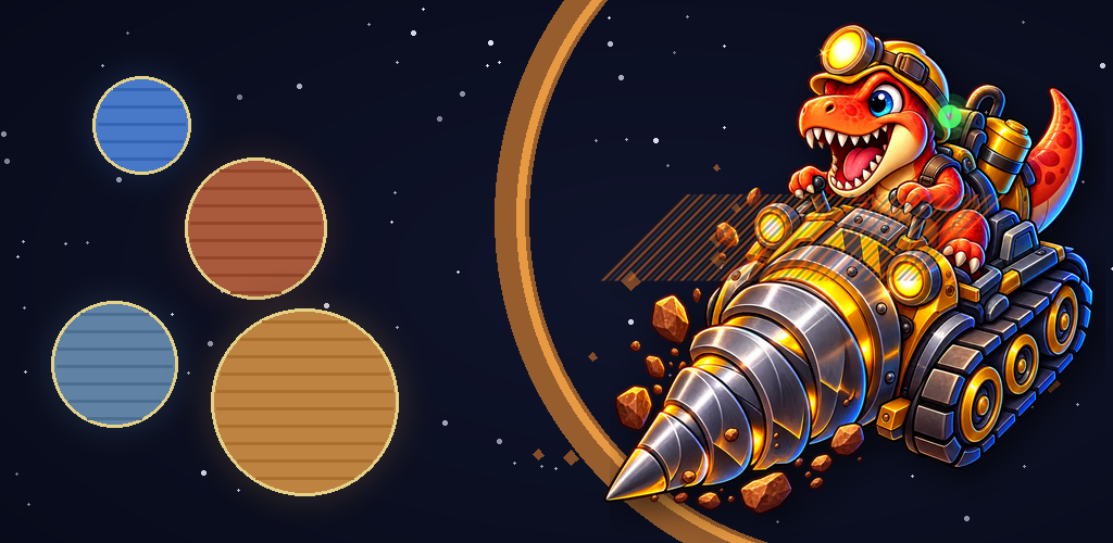 AstroQuarry — Spielgrafik